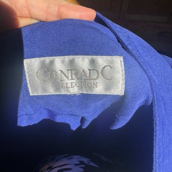 Womens cobalt blue microsuede blazer - Picture 3 of 7